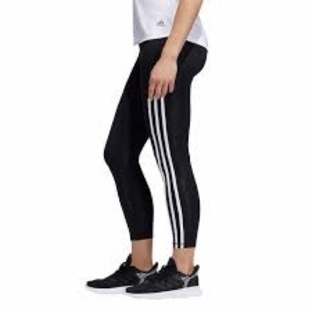 NWT Adidas 3-Stripes Leggings, Black, XS